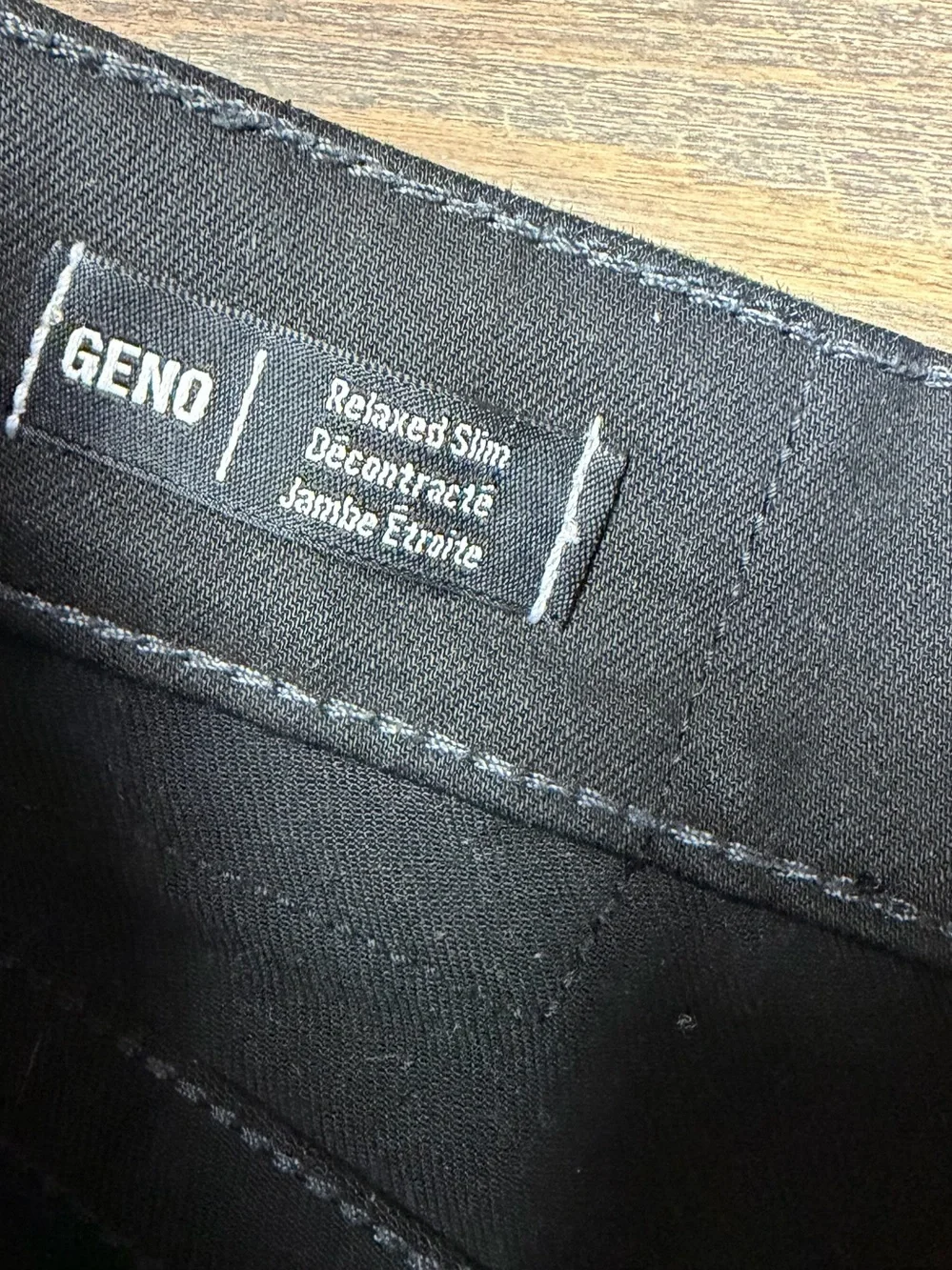 True Religion Geno Relaxed Slim Black Denim Jeans Men's Size 36x32
